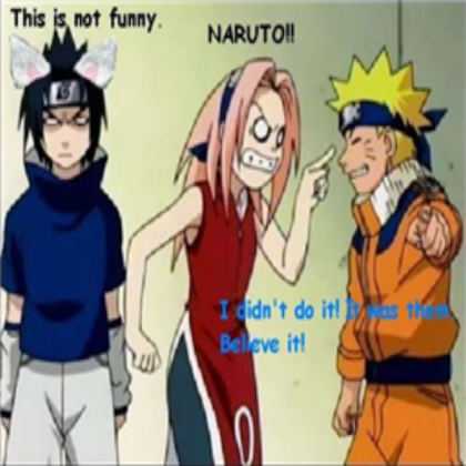 funny naruto pic Roblox decal