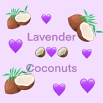 Lavender Coconuts