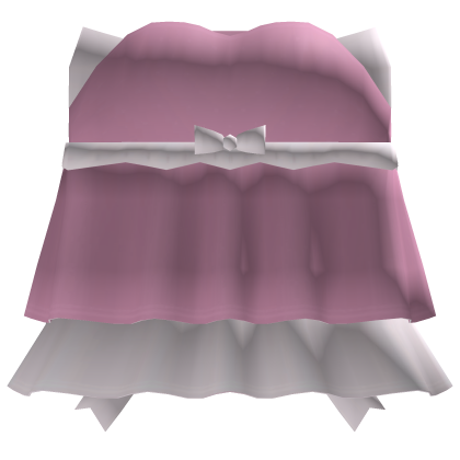 cute ruffled dress w/ bow pink