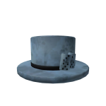 Bluesteel Domino Top Hat
