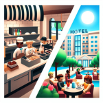 Cafe and Hotel Resorts!