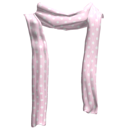 ♡ harajuku pastel pink polka dot long scarf 1.0 