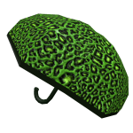 [CODE: G4U] Y2K Leopard Umbrella w/ Shiny Texture