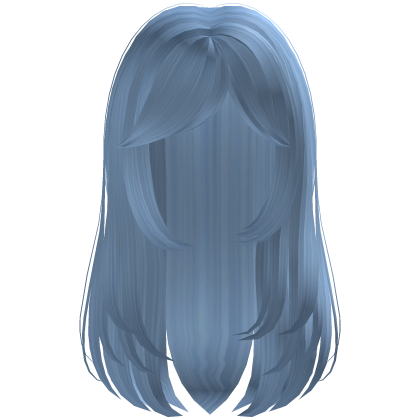 Wispy Wavy Casual Hair (Blue) Roblox item