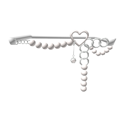 White Heart Pearl Belt