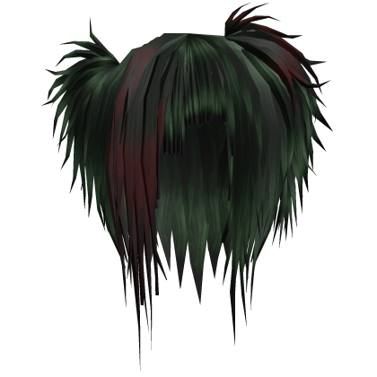 Zombie Green Vkei Androgynous Styled Hair 60. 
