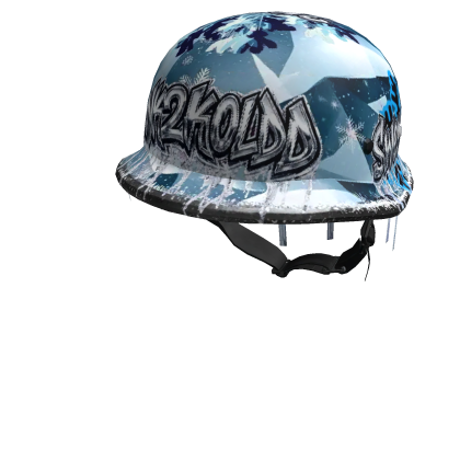 Frozen  Ink2kold custom Bikelife helmet