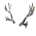 Newspaper Wrapped Antlers