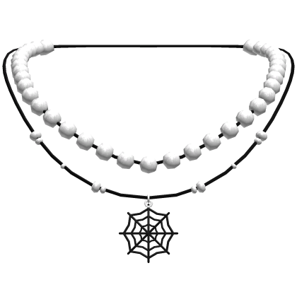Y2K Layered Spider Web Necklace 🕸️