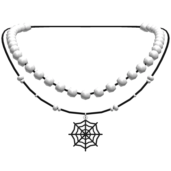 Y2K Layered Spider Web Necklace 🕸️