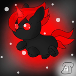 Moon light the evil unicorn!