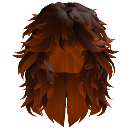 Halloween Fall Autumn Long Messy Girl Hair Roblox item