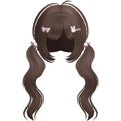 ♡ : sweet long wavy cute curls in brown