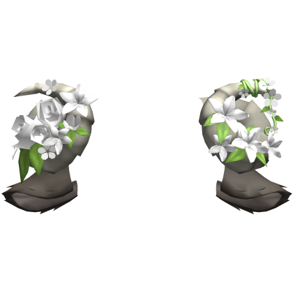 Goat Sheep Flowery Horns w Brown Ears Roblox item