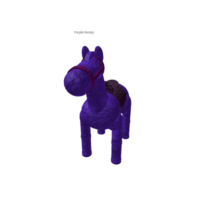 Purple horsey