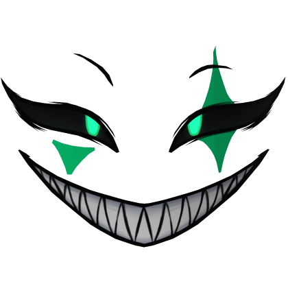 Smiling Jester Face Turquoise Roblox item