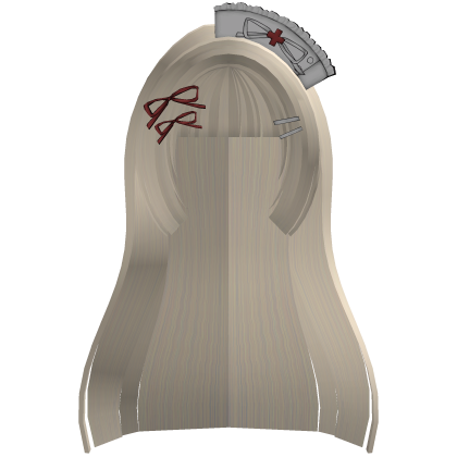 halloween nurse long doll blonde hime hair Roblox item