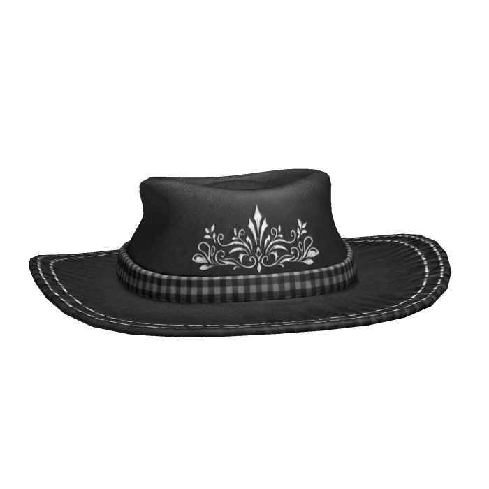halloween cowgirl cowboy hat black