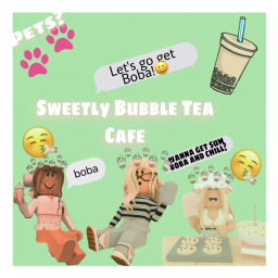 Sweetly Bubble Tea Cafe Application Center!