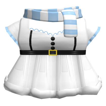 cute christmas winter snowman dress in blue