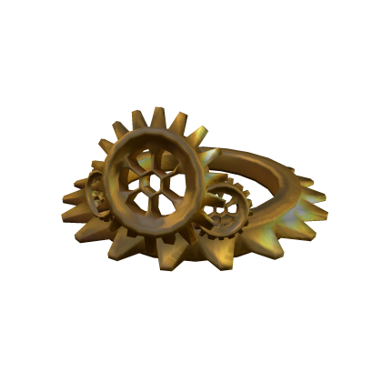 Gold Cog Crown Roblox item
