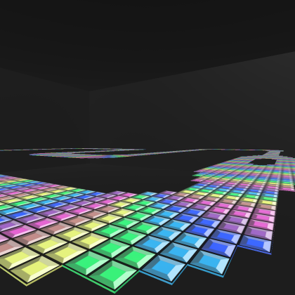 Midnight World Map Submission: Rainbow Road