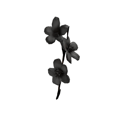 さくらblack sakura branch in your hair  樱花 Roblox item