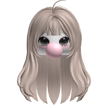 Cute Girl Bubblegum Long Hair 💗 Roblox item