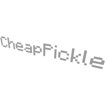 Pixel nametag [CheapPickle]