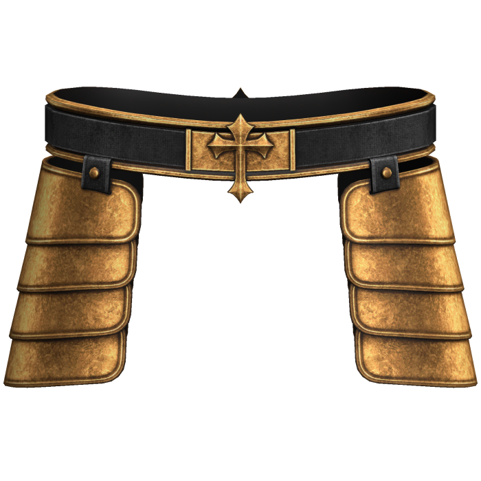 Gold Medieval Knight Waist
