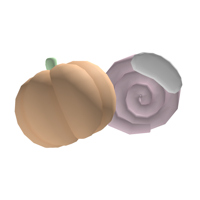 𐔌⋆ ୭ ˚. creamy pumpkin lollipop hat ꒱