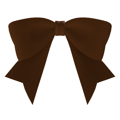 Brown Neck Bow Roblox item