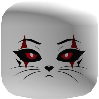 Harlequin Kitty Jester Face