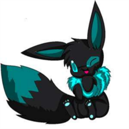 Blue and Black Eevee Roblox decal