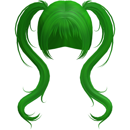 long green wispy vkei pigtails Roblox item