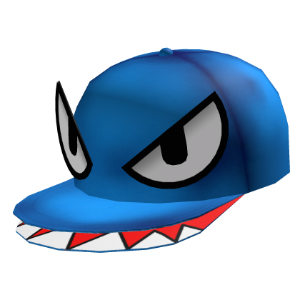 Big blue shark cap