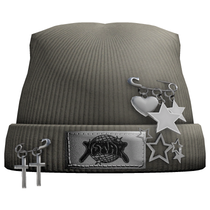 Vintage Metal Pinned Beanie Roblox item