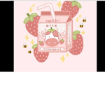 Strawberry cow fan’s!