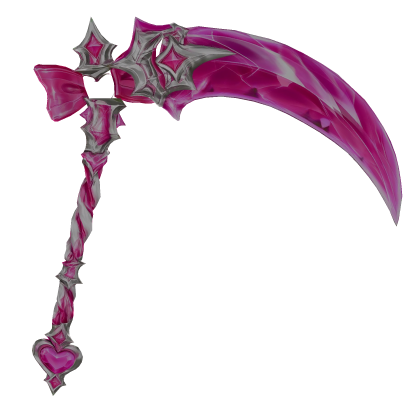 Pink Heart Scythe Accessory