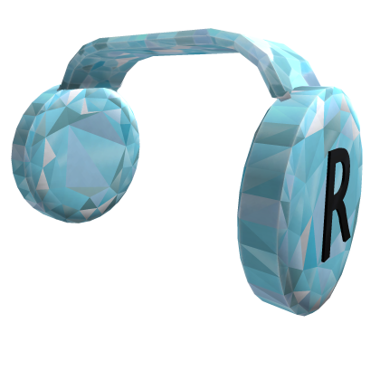 Sky blue Sparkle Headphones