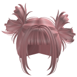 Pink Pigtails W Buns