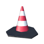 Red Traffic Cone Hat