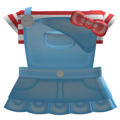 ♡ ┊  kawaii kitty hk overalls Roblox item