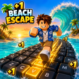 +1 Speed Beach Escape | Keyboard ASMR