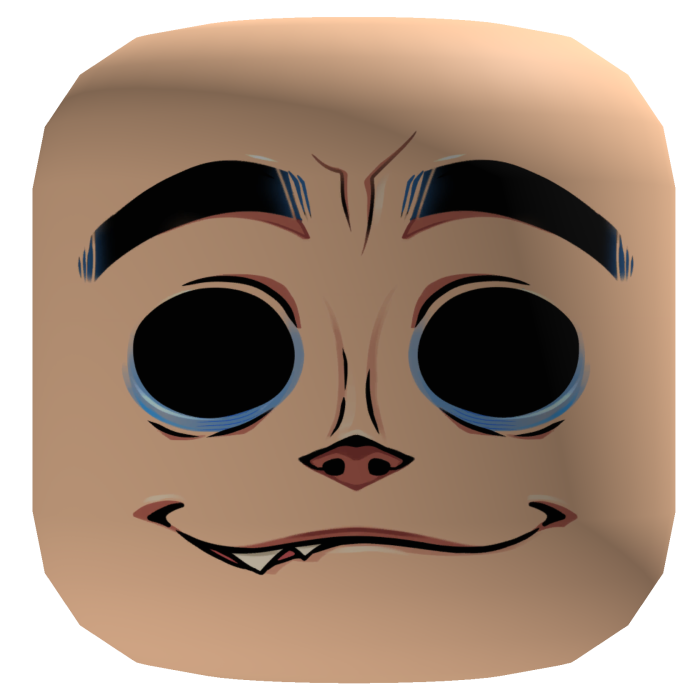2D Gorillaz Face