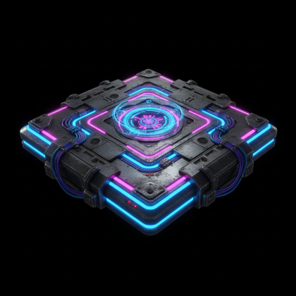 CyberPunk Base plate 01 preview 1