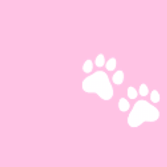 Cute Pink Pixel Paws