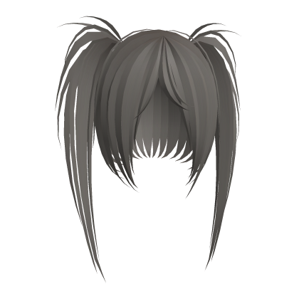 x_X :: dusty brown emo scene teased pigtails