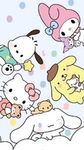 Sanrio friends hello Kitty hehe lol but good luck