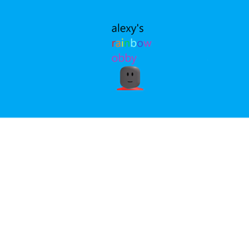 alexy's rainbow obby (FINALE UPDATE)